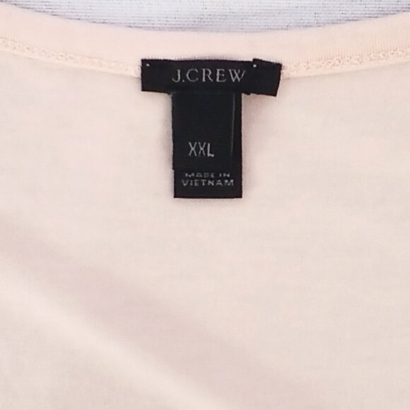 J. Crew Soft Powder Pink Pastel Jersey Scoop Neck Tank Top Bodysuit Like New - Picture 7 of 7